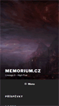 Mobile Screenshot of memorium.cz